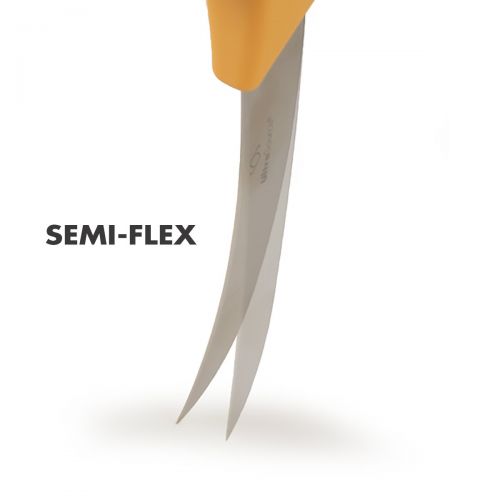  UltraSource Boning Knife, 5 Curved/Semi-Flexible Blade, Polypropylene Handle