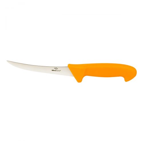  UltraSource Boning Knife, 5 Curved/Stiff Blade, Polypropylene Handle