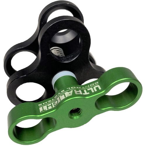  Ultralight AC-TCS-KG Triple Ball Clamp with T-Knob (Kelp Green)