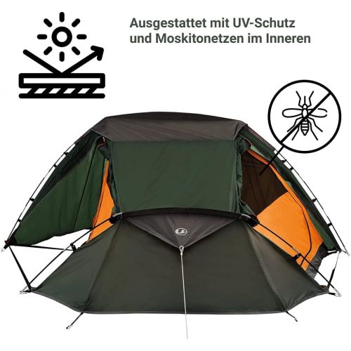  Ultrasport Campingzelt ideales Zelt fuer Festival, Camping und Trekking, Lieferung inklusive Tragetasche