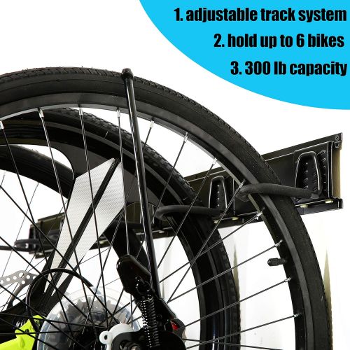  [아마존 핫딜]  [아마존핫딜]Ultrawall Bike Storage Rack,6 Bike Storage Hanger Wall Mount for Home & Garage Holds Up to 300bls