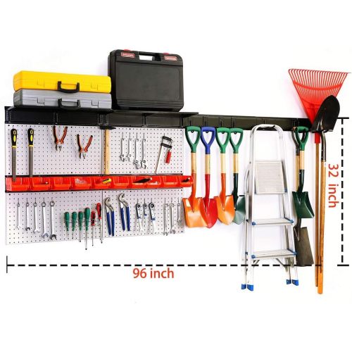  [아마존 핫딜] Ultrawall Garage Storage, 48x36 inch Pegboard with Hooks Garage Storage Bins Tool Board Panel Tool Organizer