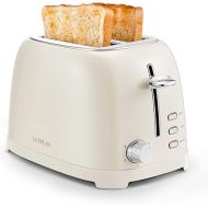 Ultrean Toaster 2 Slice with Extra-Wide Slot, Stainless Steel Toaster with Removable Crumb Tray, Small Toaster with 6 Browning Settings, Cancel, Bagel, Deforest Functions, 825 W