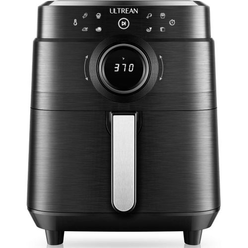  Ultrean Air Fryer, XL 6 Quart 8-in-1 Electric Hot Air Fryer Oven Oilless Cooker, Large Family Size LED Touch Control Panel and Nonstick Basket, UL Certified,1700W