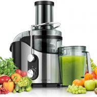 Ultrean Centrifugal Juicer, Juicer Machine with Extra-wide 3 Feed Chute, 2 Speed Juicer Extractor for Fruits & Vegetables, Citrus Juicer Easy to Clean, Electric Juicer with Big Mou