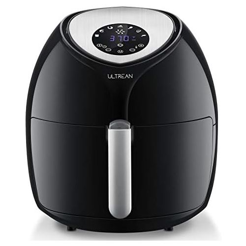  [아마존베스트]Ultrean 6 Quart Air Fryer, Large Family Size Electric Hot Air Fryers XL Oven Oilless Cooker with 7 Presets, LCD Digital Touch Screen and Nonstick Detachable Basket,UL Certified,170