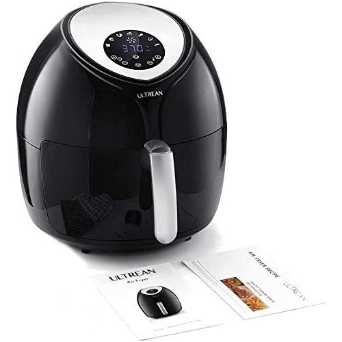  [아마존베스트]Ultrean 6 Quart Air Fryer, Large Family Size Electric Hot Air Fryers XL Oven Oilless Cooker with 7 Presets, LCD Digital Touch Screen and Nonstick Detachable Basket,UL Certified,170