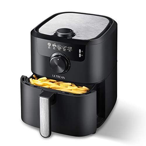  [아마존베스트]Ultrean Air Fryer, 4.5 Quart Electric Hot Air Fryers Oven Cooker with Deluxe Temperature and Time Knob, Non-Stick Basket, UL Certified, Cook Book, 1-Year Warranty, 1500w