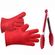 UmUXHxk umUXHxk BBQ Gloves, Meat Claws and Digital Instant Read BBQ Thermometer (3 pc Set) - Heat Resistant/Silicone Gloves - BBQ Grilling Tool Accessories Make The