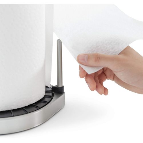  [아마존베스트]Umbra, Black/Nickel Spin Click N Holder for One-Handed Tear of Paper Towels