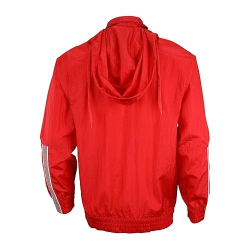  Umbro Men's In Goal Pullover Jacket, Vermillion/Black