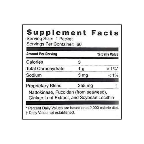  Umeken Nattokinase Plus Fucoidan - 2300FU Natto, 87mg of Fucoidan. Packets, Ball Form. 2 month supply. Made in Japan.