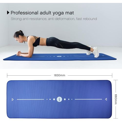 [아마존베스트]UMI Essentials Non-Slip Yoga Mat Gym Mat Sports Mat Fitness Mat Pilates Mat in NBR Material with Carry Strap