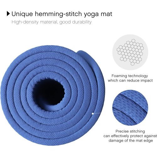  [아마존베스트]UMI Essentials Non-Slip Yoga Mat Gym Mat Sports Mat Fitness Mat Pilates Mat in NBR Material with Carry Strap