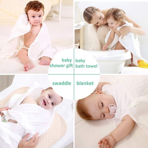  Umiin Baby Towel and Washcloths Set - Premium Baby Shower Gift for Boys and Girls - Baby Registry...