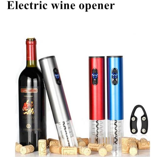  [아마존베스트]Umitvaz Electric Wine Opener Set, Wine Accessories, Stainless Steel Automatic Corkscrew, Bottle Opener, Foil Cutter, Battery Operated, Quick Automatic Screw Opener