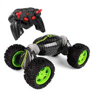 Umiwe 4WD RC Car 2.4 GHz Stunt Remote Control Car Off-road Twisting High Speed Car Electric Race Double Sided Car All Terrain Vehicle 360 Degree Spins and Flips Drift Car Cross-cou