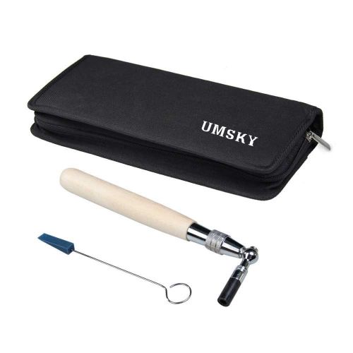  Umsky Piano Tuning Kits, UMsky 10 Pieces Piano Tuning Tools Including Tuning Hammer Mute Wrench Hammer Handle Kit Tools and Case for Tuner