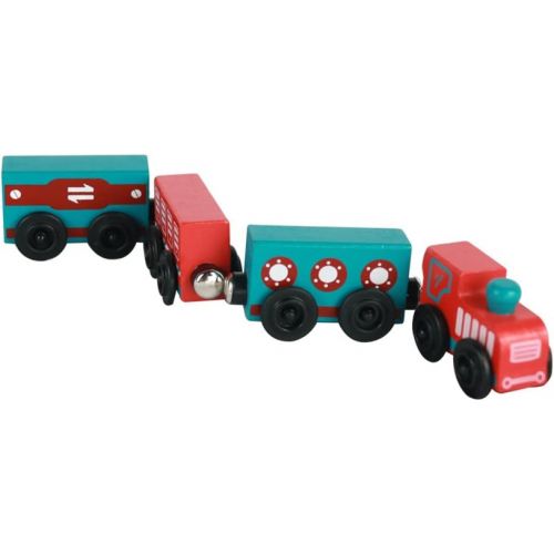  Umu umu Magnetic Train Set Track with 4 Pcs