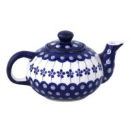 Unbekannt Original Bunzlauer Keramik Teekanne 0,42 Liter im Dekor 166a
