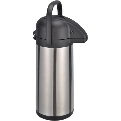  Unbekannt MQ 3 Liter Airpot Kaffeekanne Pumpkanne Edelstahl Isolierkanne Thermoskanne Kaffee Spender