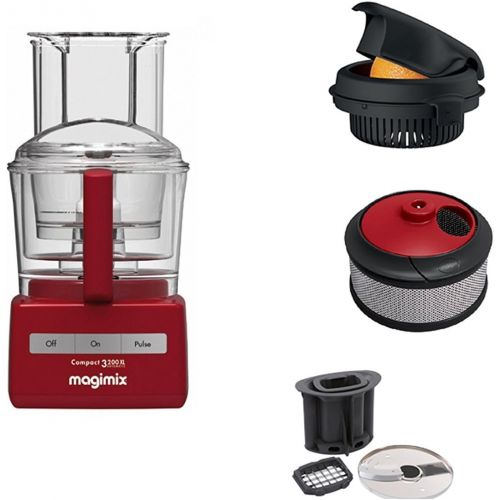  Unbekannt MAGIMIX 3200 XL ROT KUECHENMASCHINEN3200 + Wuerfel-Set+Zitruspresse+SmoothieMix Set