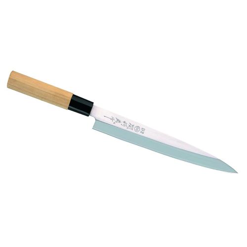  Unbekannt Japanisches Kochmesser Sashimi Holzgriff Gesamtlange: 33.0 cm, 347121