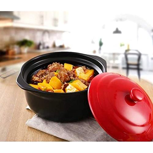  Unbekannt LINGZHIGAN Claypot Auflauf Eintopf Topf Suppe Topf Startseite Feuer Keramik Hochtemperatur Gas Brei Auflauf Eintopf Topf 2.4L