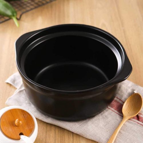  Unbekannt LINGZHIGAN Claypot Auflauf Eintopf Topf Suppe Topf Startseite Feuer Keramik Hochtemperatur Gas Brei Auflauf Eintopf Topf 2.4L