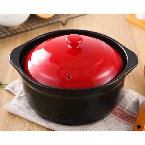  Unbekannt LINGZHIGAN Claypot Auflauf Eintopf Topf Suppe Topf Startseite Feuer Keramik Hochtemperatur Gas Brei Auflauf Eintopf Topf 2.4L