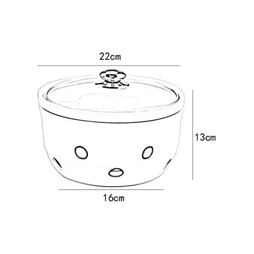  Unbekannt LINGZHIGAN Alkohol Herd Trocken Topf Topf Fluessigkeit Fest Haushalts Alkohol Topf Kleine Heisse Topf Keramik Casserole 1,22 L (Farbe : SCHWARZ)