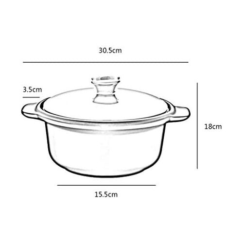  Unbekannt LINGZHIGAN Auflauf Topf Reiskocher Keramik Suppe Ming Feuer hitzebestandigem Auflauf Topf Suppe Porridge Home (Farbe : A)