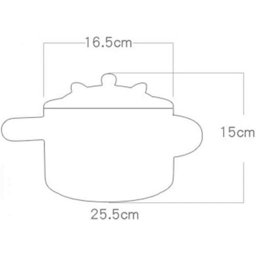  Unbekannt LINGZHIGAN Claypot Reis Auflauf Haushalt Kleine Mini Offene Flamme 1-2 Personen Keramik Hochtemperatur Gas Keramik Suppe (Farbe : C)