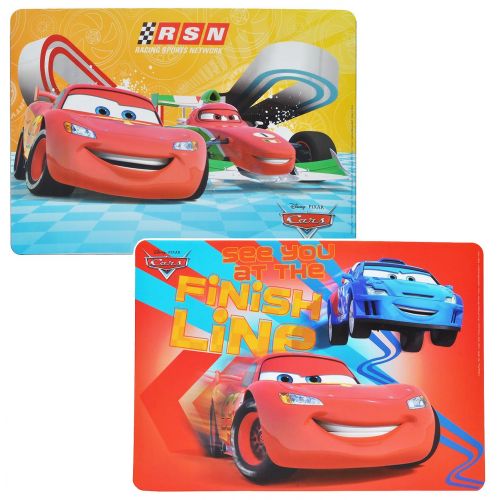  Unbekannt 4 TLG. Geschirrset Disney Cars - Lightning McQueen - incl. Namen - Porzellan Henkeltasse + Teller + Mueslischale + Unterlage - Kindergeschirr Keramik Fruehs..