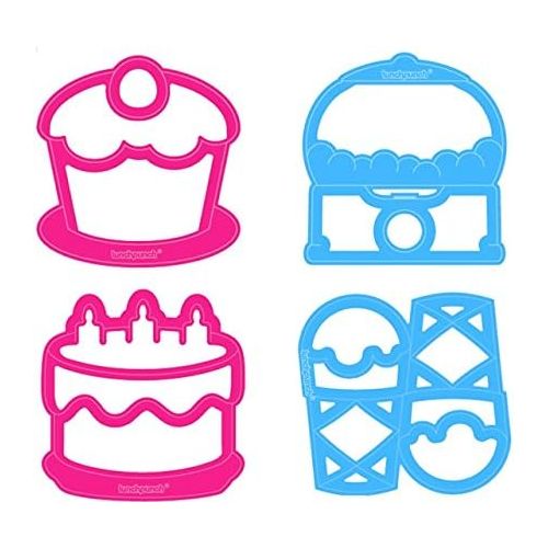  Lunch Punch Sweet Set. Sweet Shaped Sandwich Cutters (Set of 4)