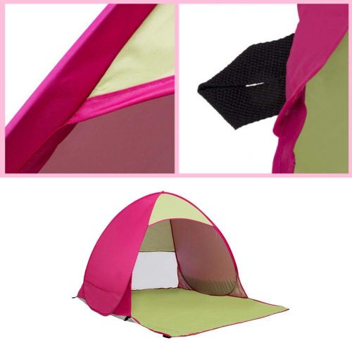  Unbekannt Outdoor Automatic Beach Tent Speed Open Sonnencreme Doppelzelt Strandzelt