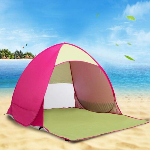  Unbekannt Outdoor Automatic Beach Tent Speed Open Sonnencreme Doppelzelt Strandzelt