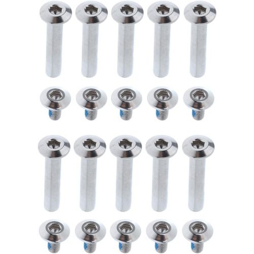  Unbekannt MagiDeal 10 pcs Inline Skate Schraube Set Ersatz Roller Skates Mutter Schrauben