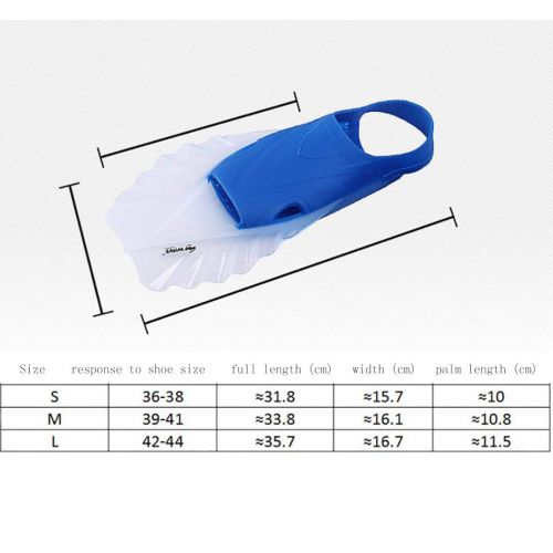  Unbekannt Wassersport Flossen Training Flippers Schnorcheln Schwimmen Zubehoer fuer Kinder Erwachsene