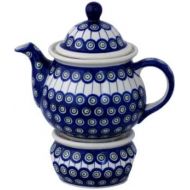 Unbekannt Original Bunzlauer Keramik Teekanne mit Stoevchen 1.7 Liter im Dekor 8