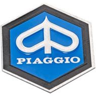 [아마존 핫딜]  [아마존핫딜]Unbekannt Emblem Piaggio 6-Eck Kaskade fuer Vespa PX T5 etc. - Aluminium, selbstklebend 31x36 mm