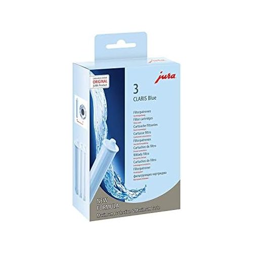  Jura 71312 Claris Blue-Filterpatrone, 3-er-Pack & Jura 71311 Claris Blue-Filterpatrone, 1er-Pack