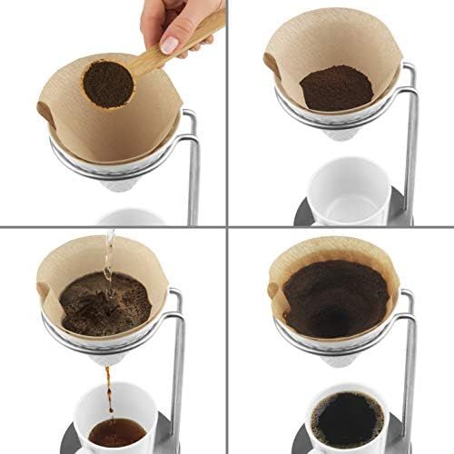  Beem BEEM POUR OVER Papierfilter 100 Stueck - Groesse 2 | CLASSIC SELECTION | Spitzpapierfilter