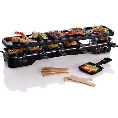  Unbekannt platzsparender Raclette Raclettegrill bis zu 6 Personen Teppan Yaki Grillflache