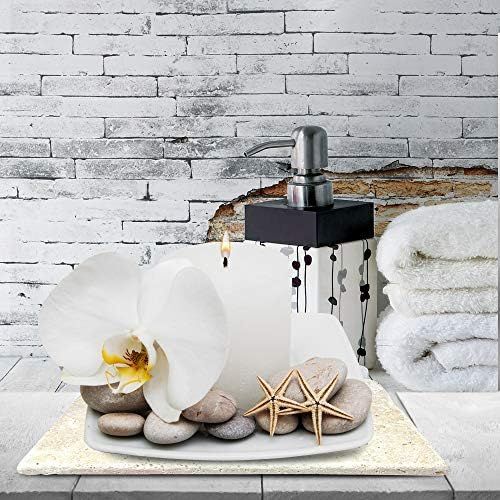  Unbekannt Ottoman Natural Stone Travertine 15 cm x 30 cm Oblong Soap Dish and Natural Stone Decorative Panel