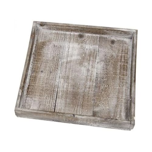  Unbekannt Wooden tray natural 30x30x4cm