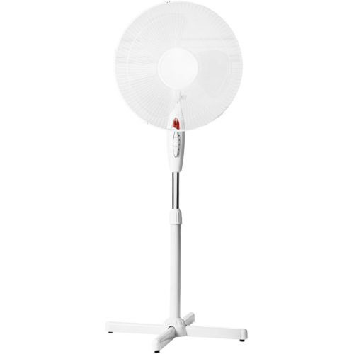  [아마존베스트]Unbekannt Stand Fan with Swivel Function Night Light The Fan Oscillating 3Speeds With Diameter Of 40cm Adjustable Height up to 130cm White