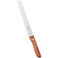 [아마존베스트]Unbekannt Herder Bread Knife 22.5 cm Serrated, Cherry, Steel, Brown, 34.5 x 2 x 2 cm