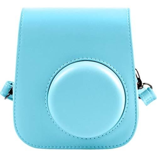  [아마존베스트]SAIKA Instant Camera Accessories Compatible with Instax Mini 11 Instant Camera Included Bag / 1 Strap / Album / Film Frame / Frame Sticker / Metal Pen (Blue)