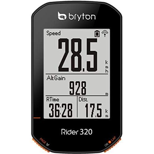  [아마존베스트]Unbekannt Bryton Rider 320E GPS Computer Unisex Adult Black